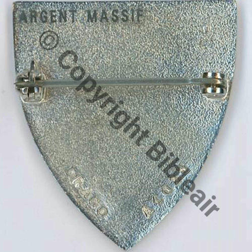 BREST A1023 CDCS.08.927 BREST  DrP Tambour Dos irreg scintillant grave ARGENT MASSIF Src.lacolo 47EurInv 